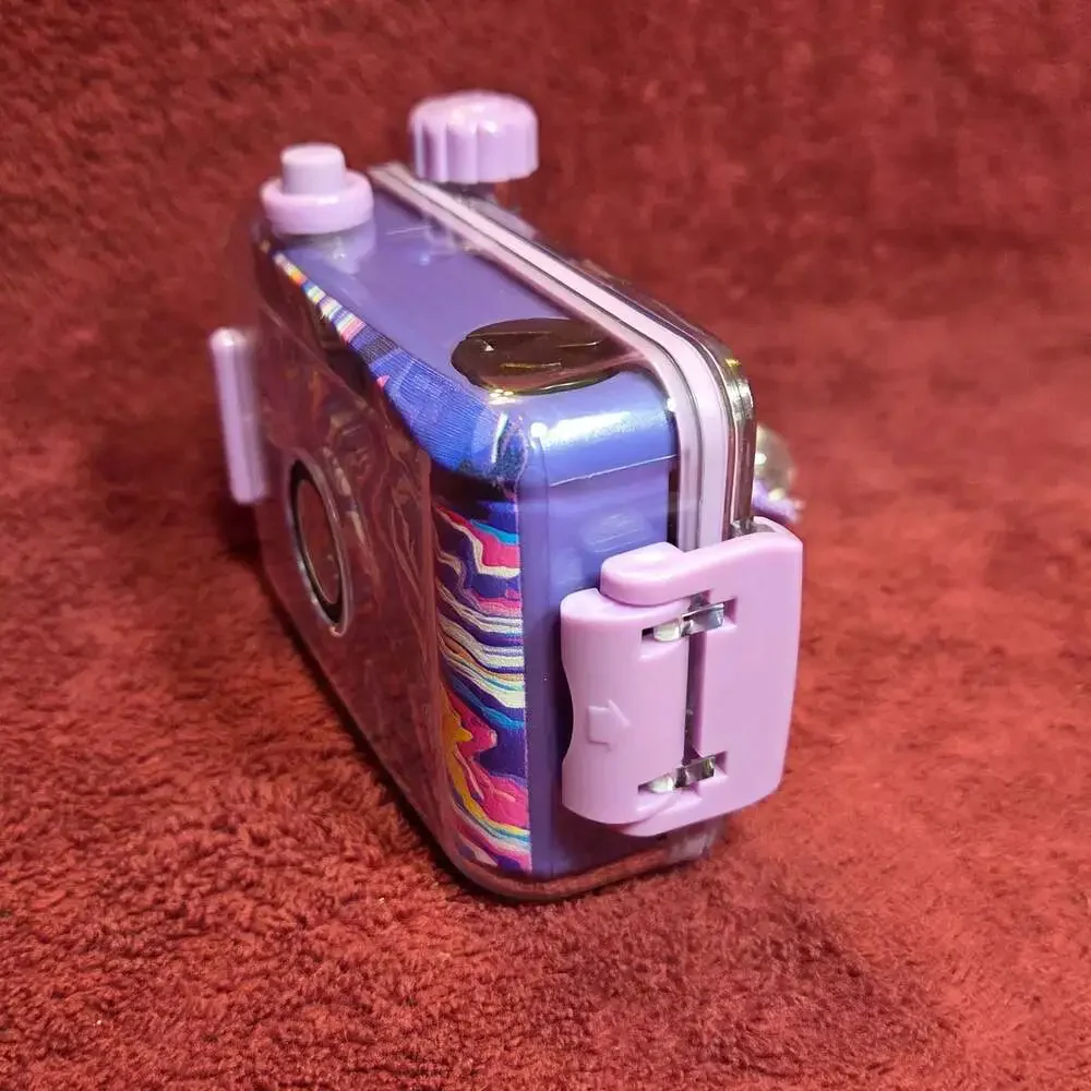 Cylo Waterproof Reusable 35mm Film Camera with Case Tie Dye Pattern